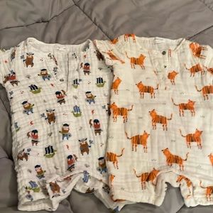 Angel Dear rompers. Size 6-12. Fits more like a 6-9 month though.